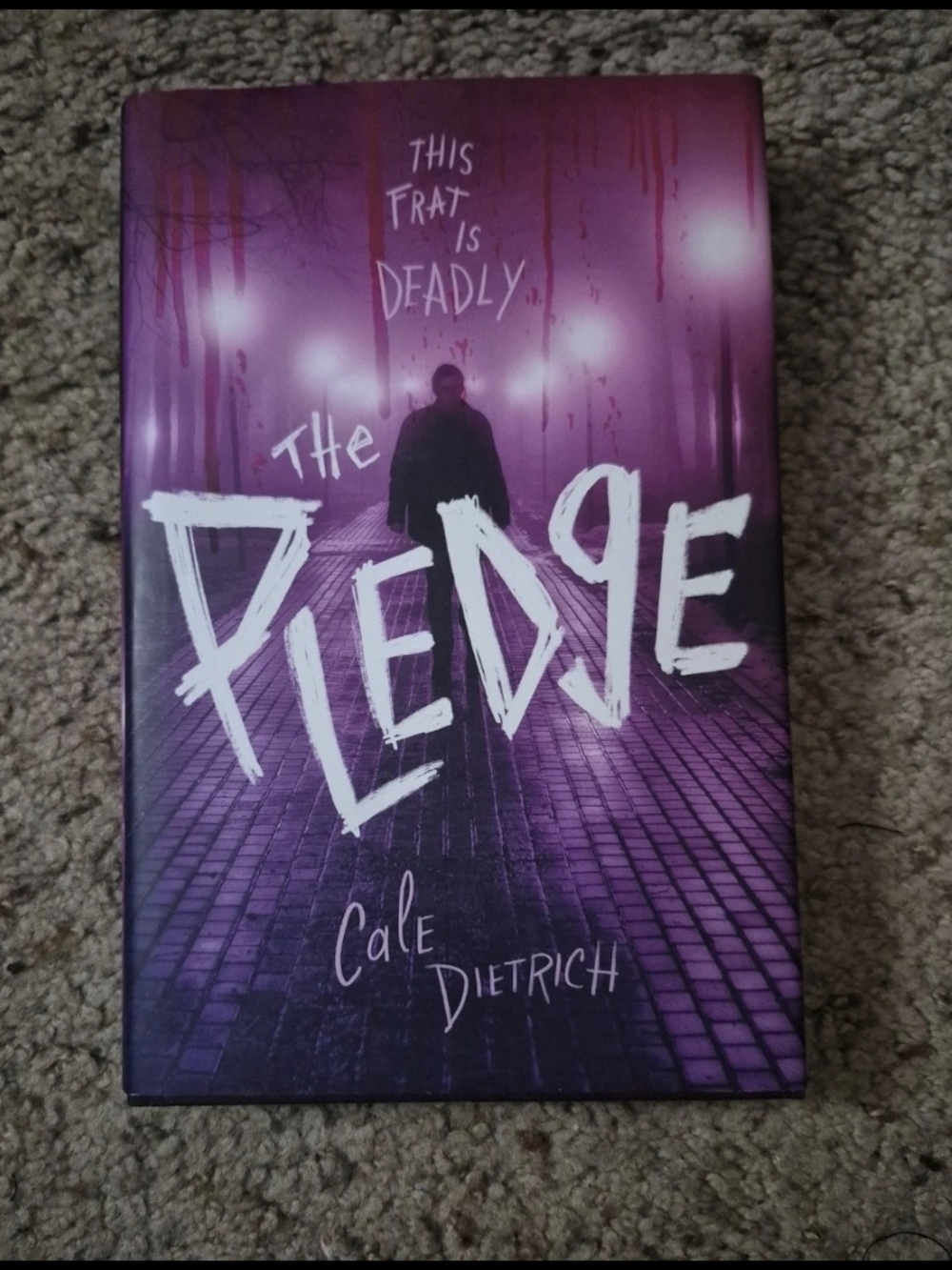 The Pledge by Cale Dietrich - Purple Hardcover Book
